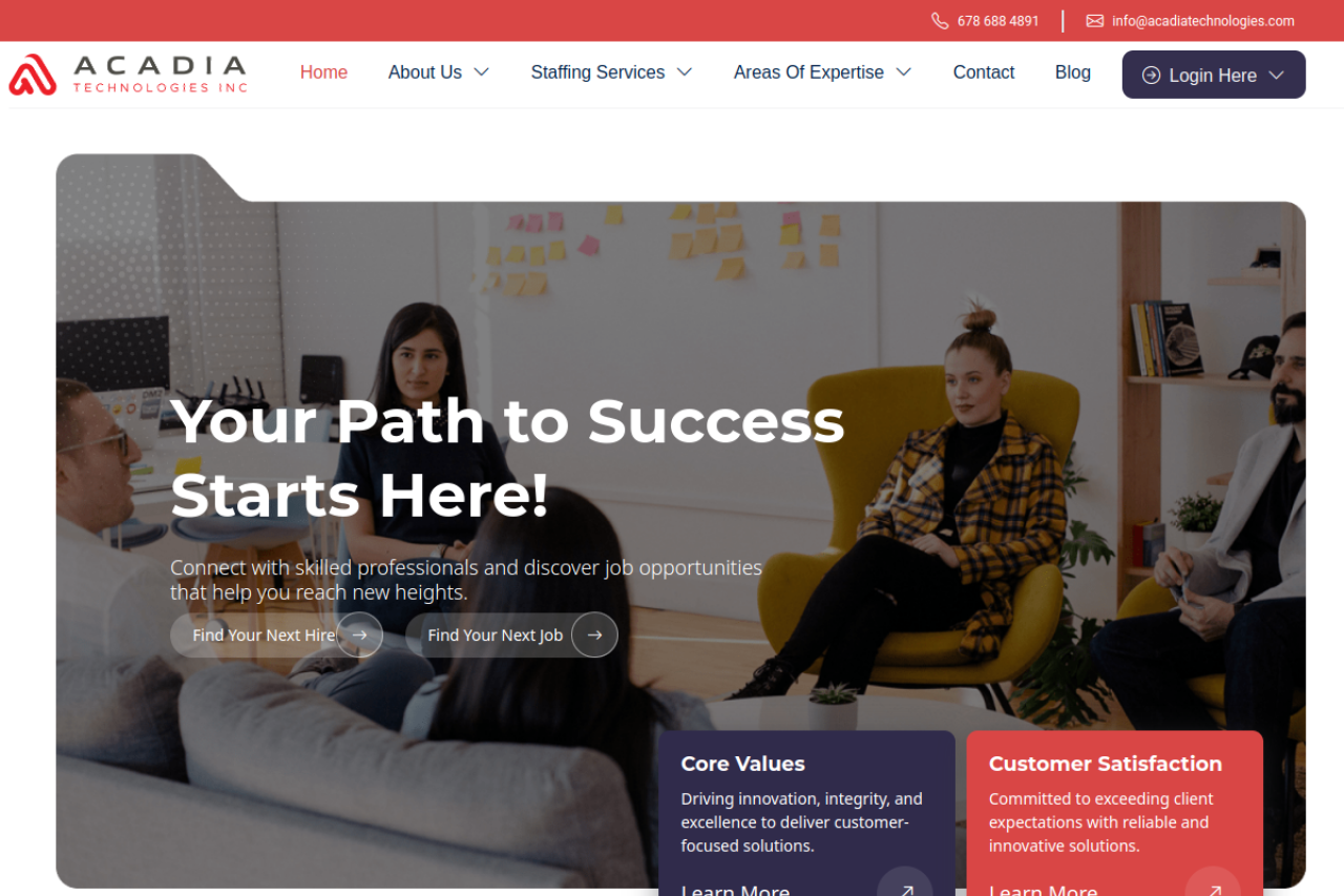 acadiatechnologies.com — website