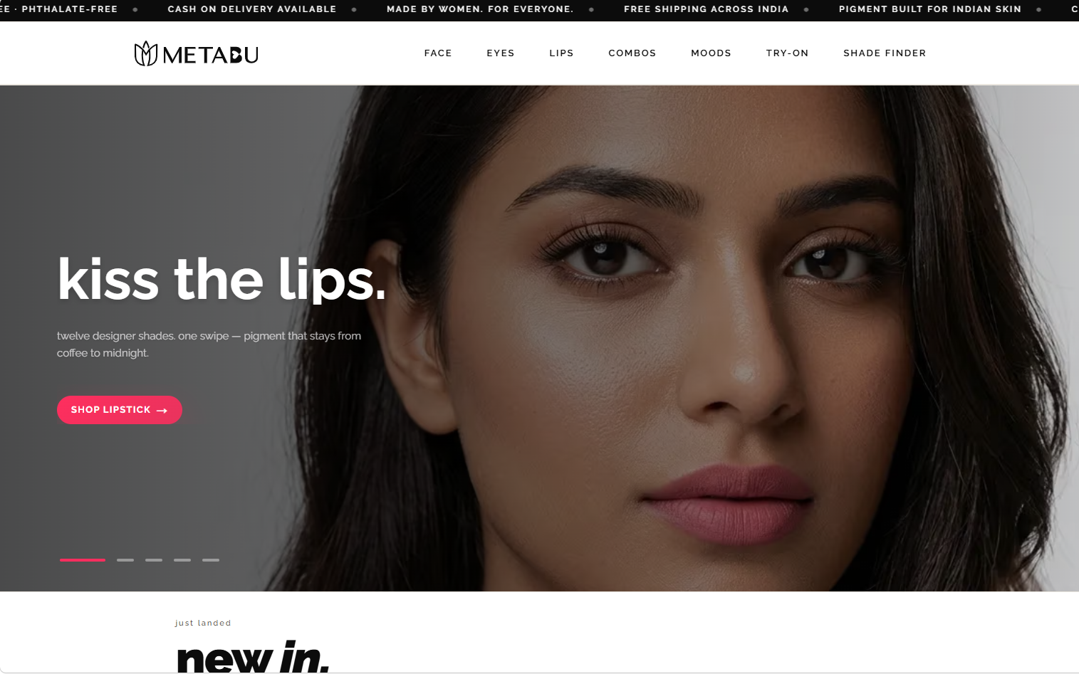 metabucosmetics.com — website